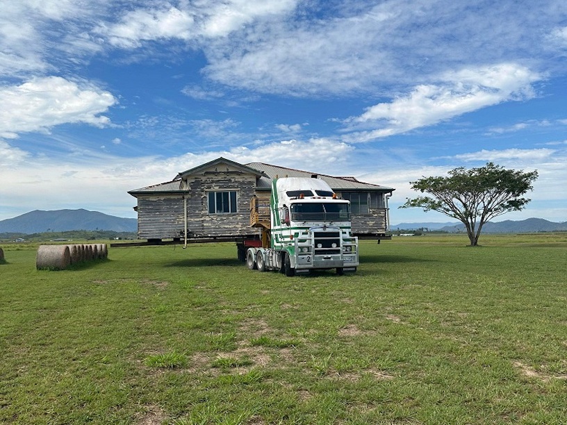 Queenslander home being relocated by Mackay House Removals